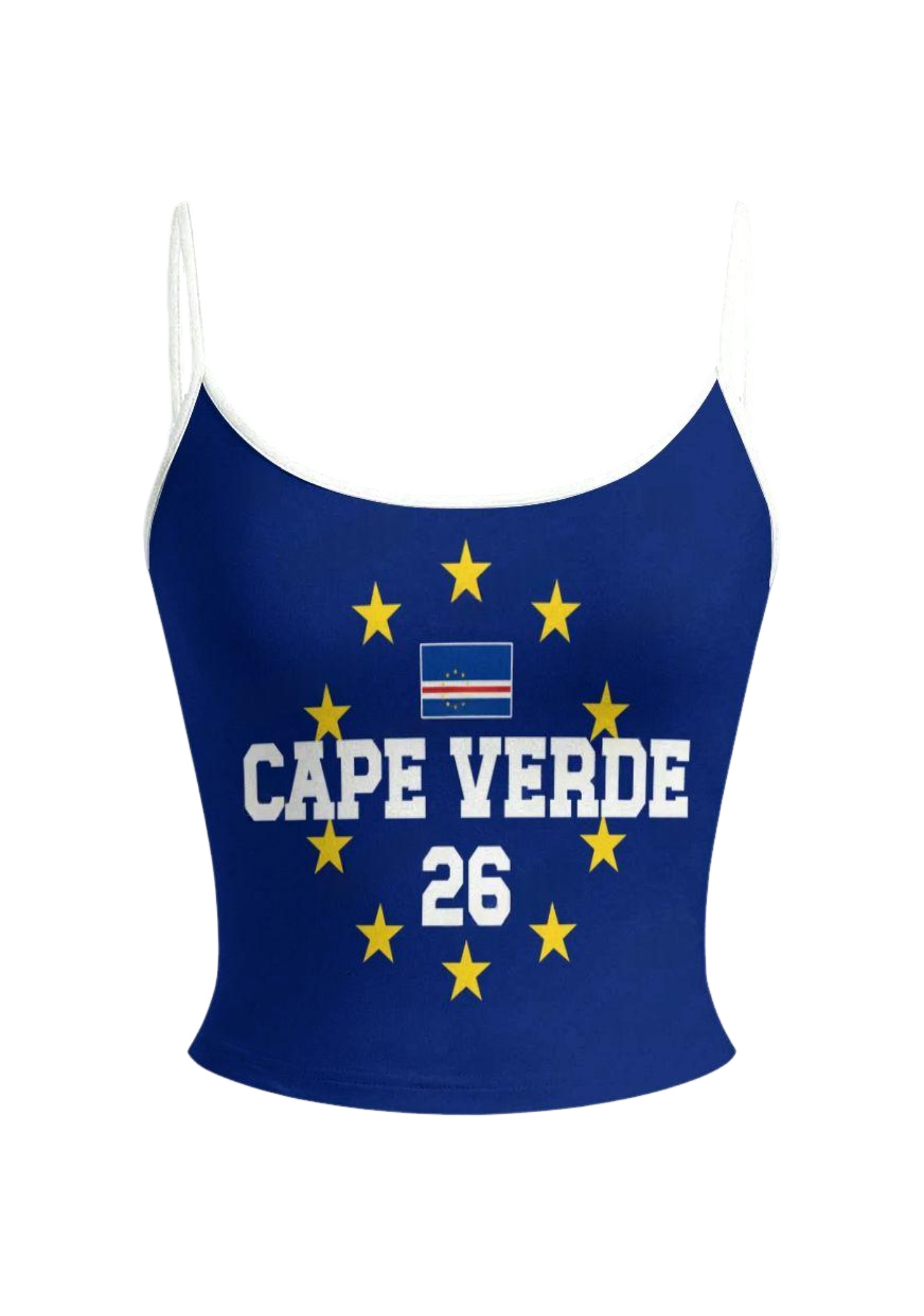 Cape Verde Star Flag Tops & Elasticated Trousers Two-Piece Set