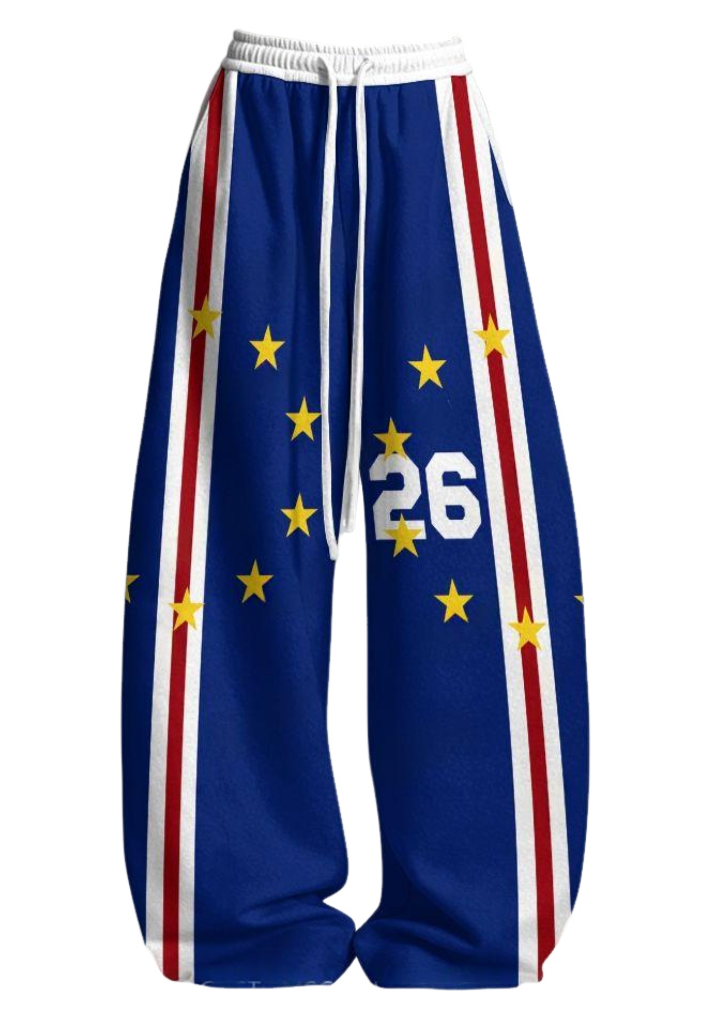 Cape Verde Star Flag Tops & Elasticated Trousers Two-Piece Set