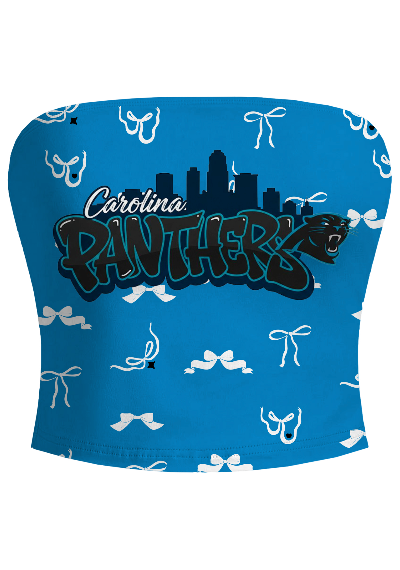 Carolina Panthers Tops & Elasticated Trousers Two-Piece Set