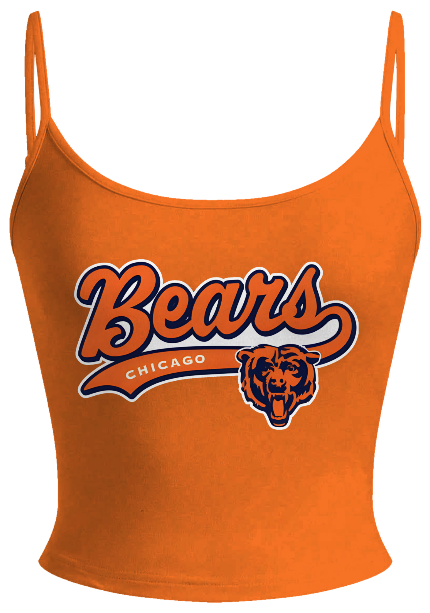 Chicago Bears Orange Tops & Elasticated Trousers Two-Piece Set