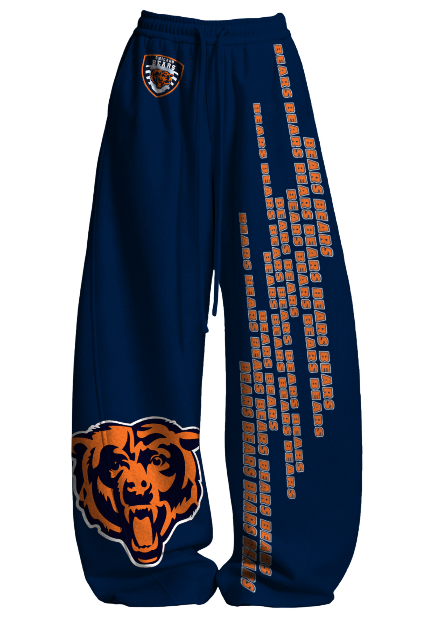 Chicago Bears Tops & Elasticated Trousers Two-Piece Set