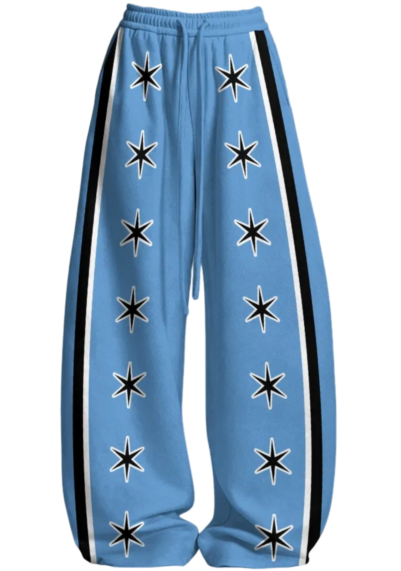 Chicago Sky Tops & Elasticated Trousers Two-Piece Set