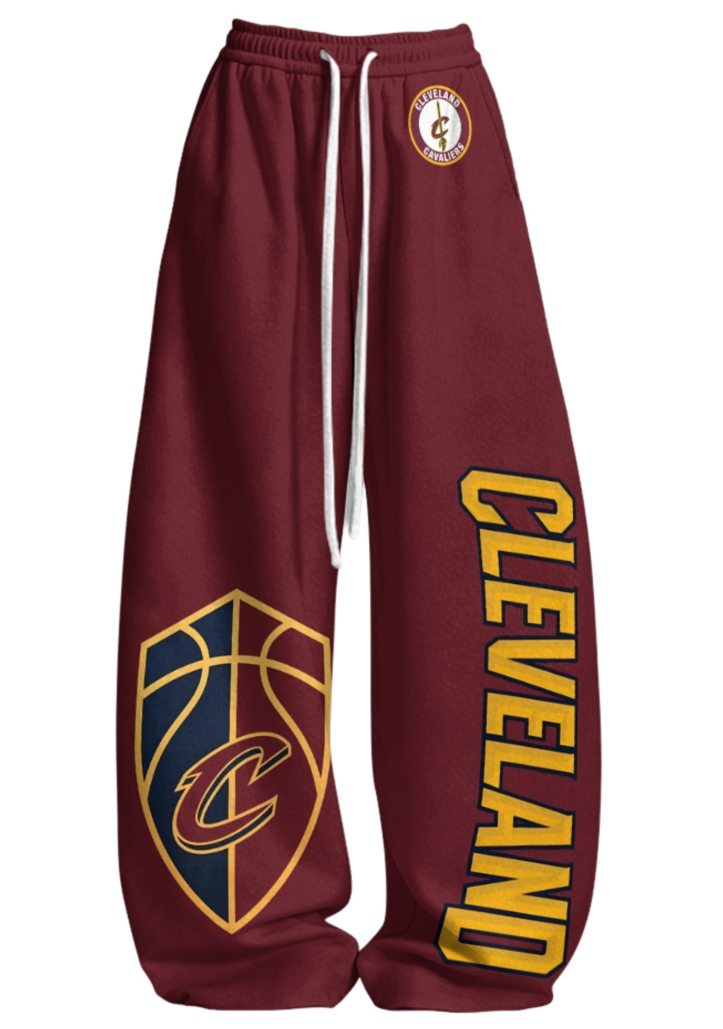 Cleveland Cavaliers Tops & Elasticated Trousers Two-Piece Set