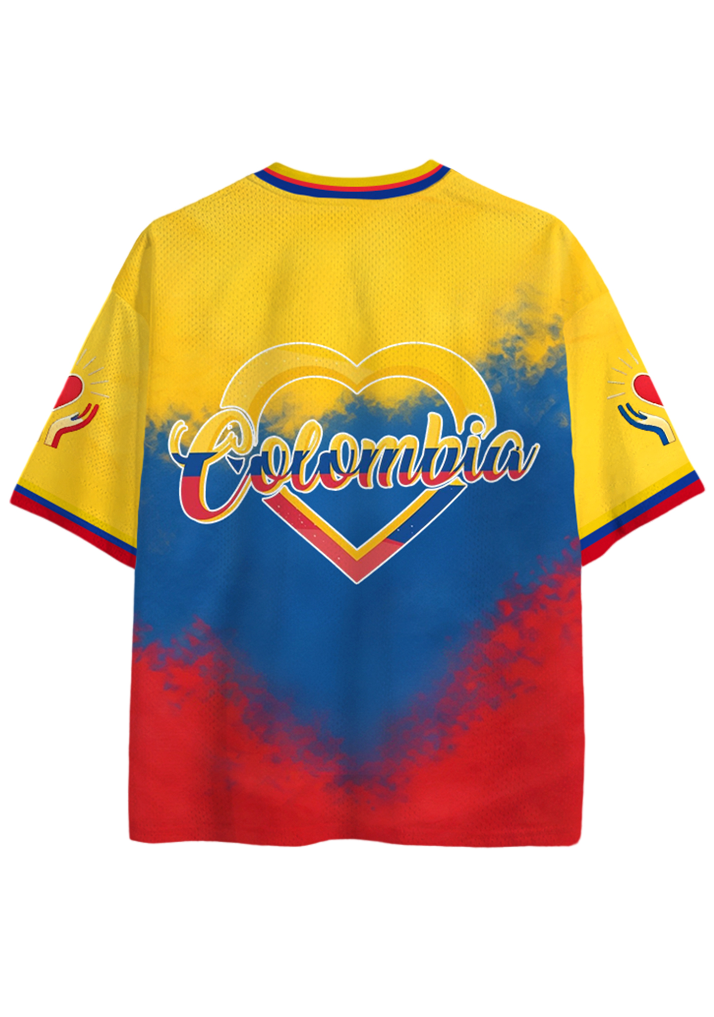 Colombia Strong Rebuild Hope Rise Mesh Jersey Shirt