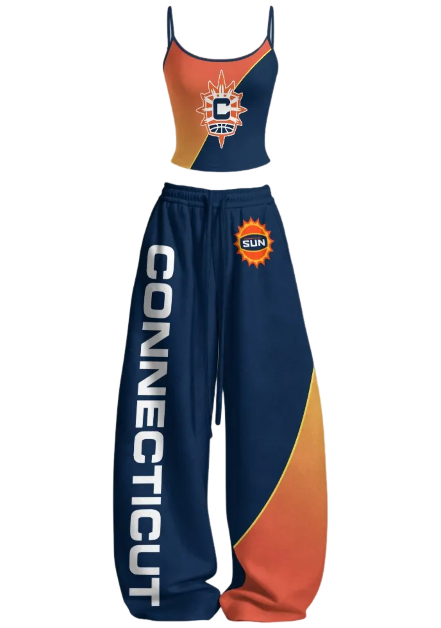 Connecticut Sun Tops & Elasticated Trousers Two-Piece Set