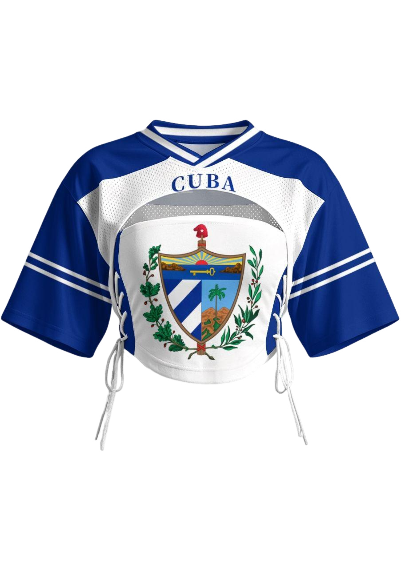 Cuba National Coat of Arms Side Tie Street Set