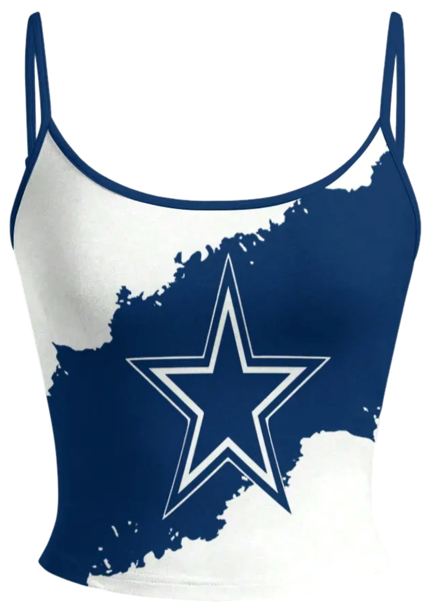 Dallas Cowboys White Tops & Elasticated Trousers Two-Piece Set