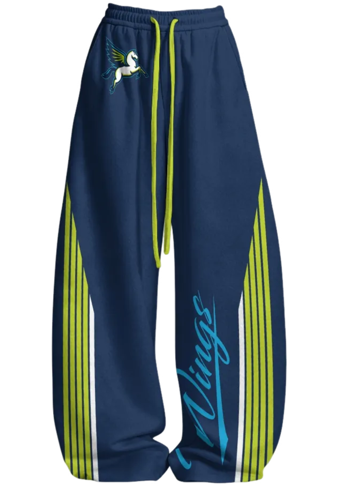 Dallas Wings WNBA Blue Tops & Elasticated Trousers Two-Piece Set