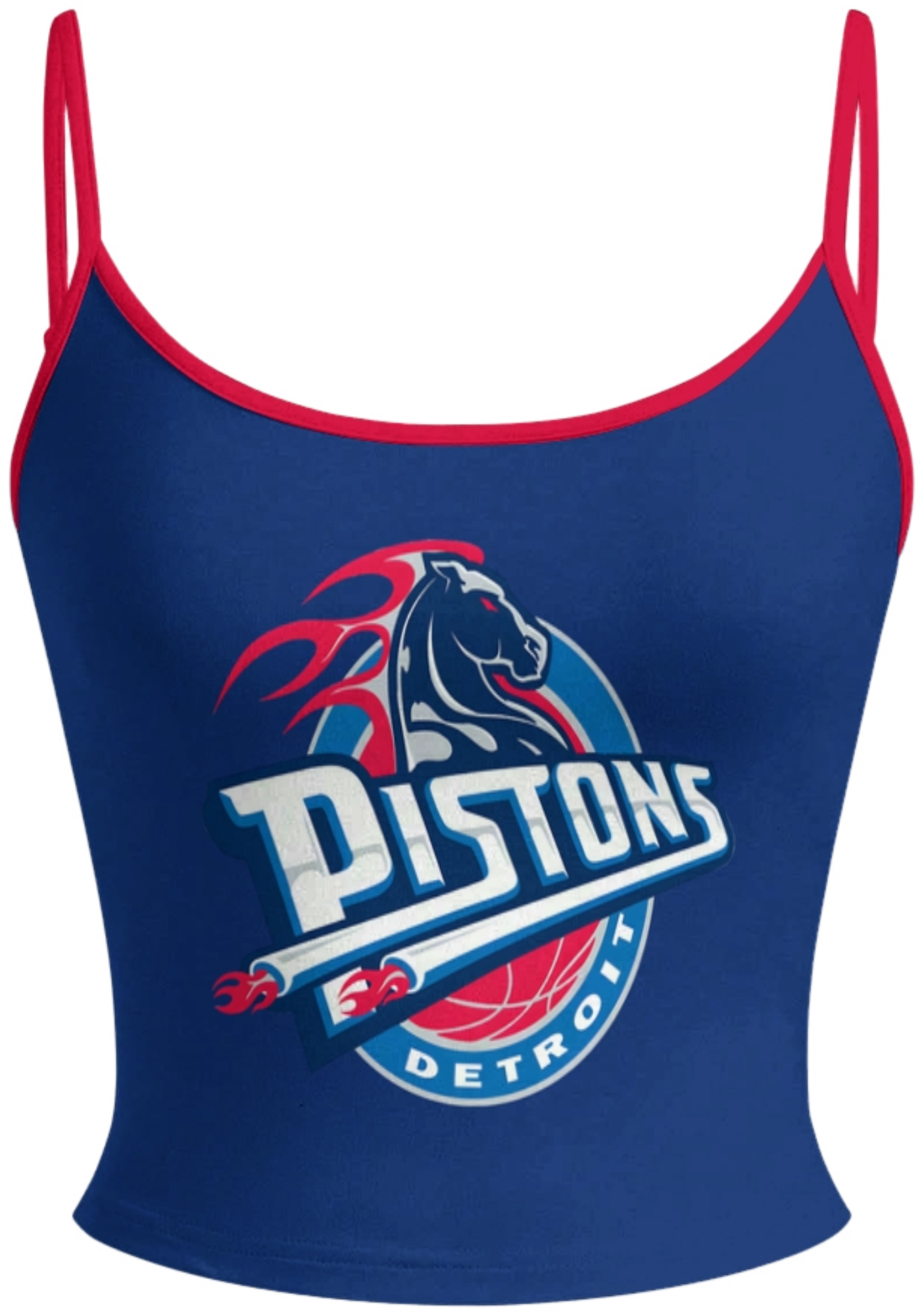 Detroit Pistons Tops & Elasticated Trousers Two-Piece Set