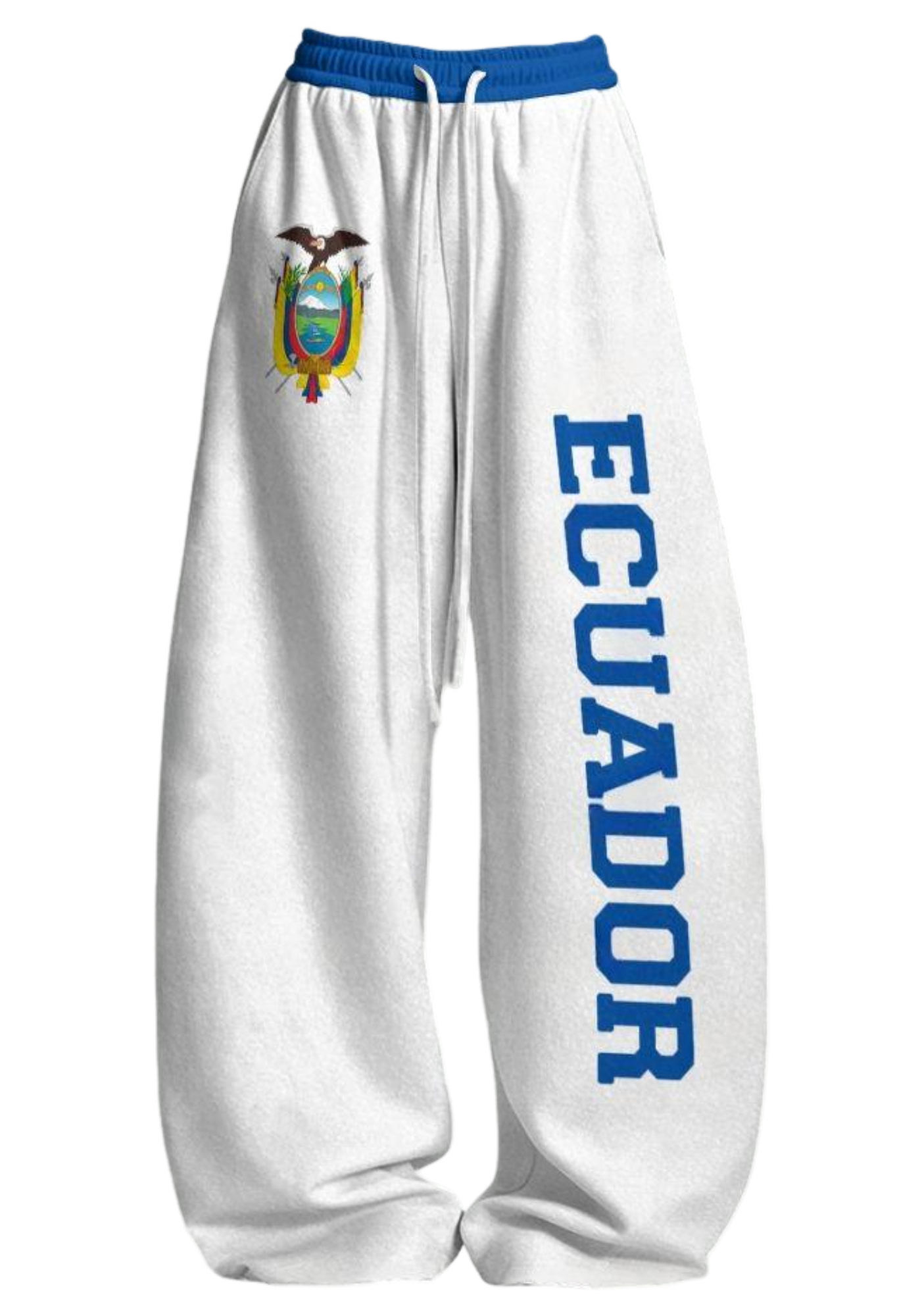 Ecuador Flag Tops & Elasticated Trousers Two-Piece Set