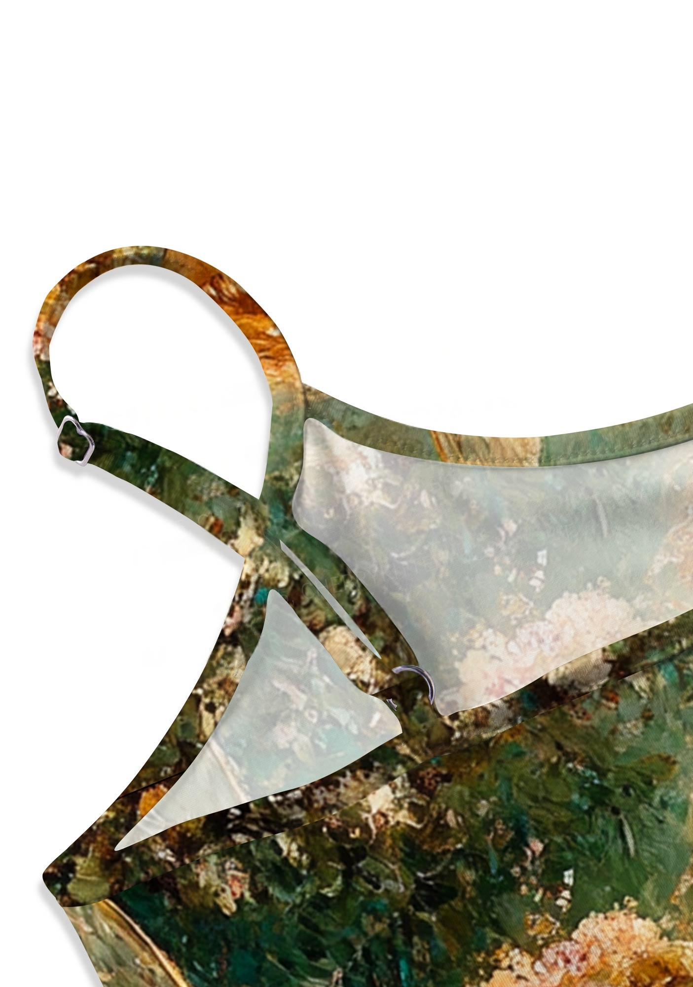 Vintage Sapphic Kiss Y2K Print Cami Crop Top