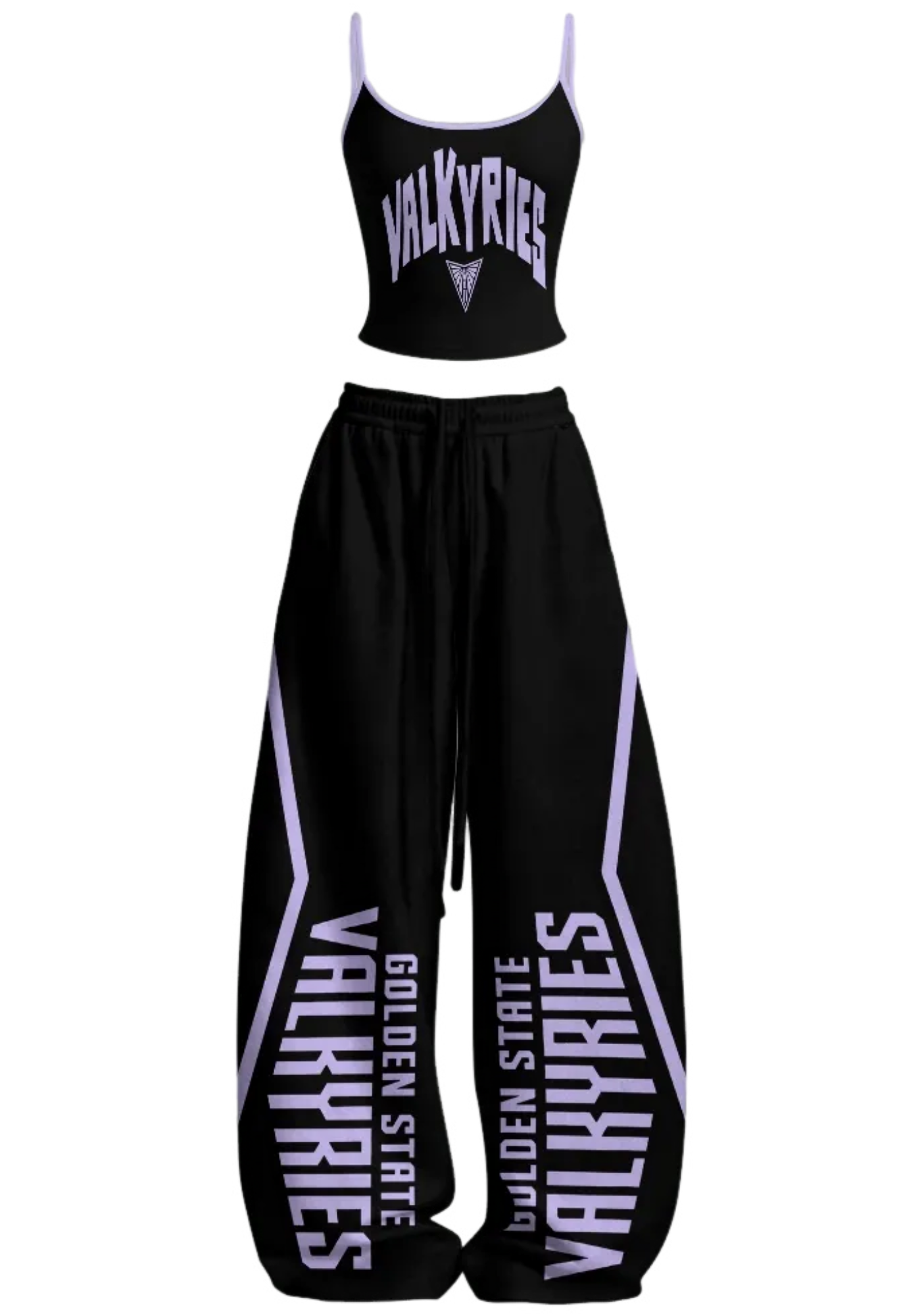 Golden State Valkyries Tops & Elasticated Trousers Two-Piece Set