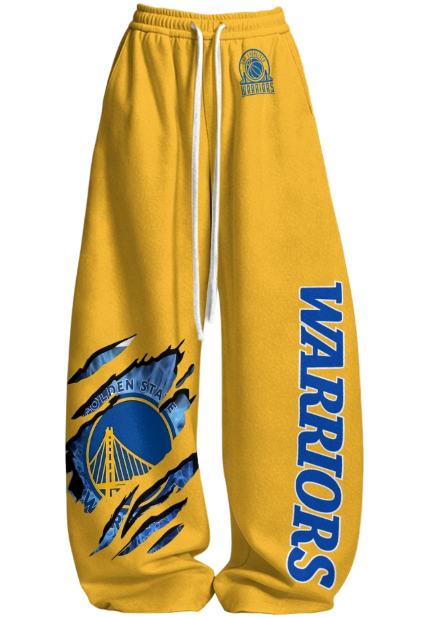 Golden State Warriors Tops & Elasticated Trousers Two-Piece Set