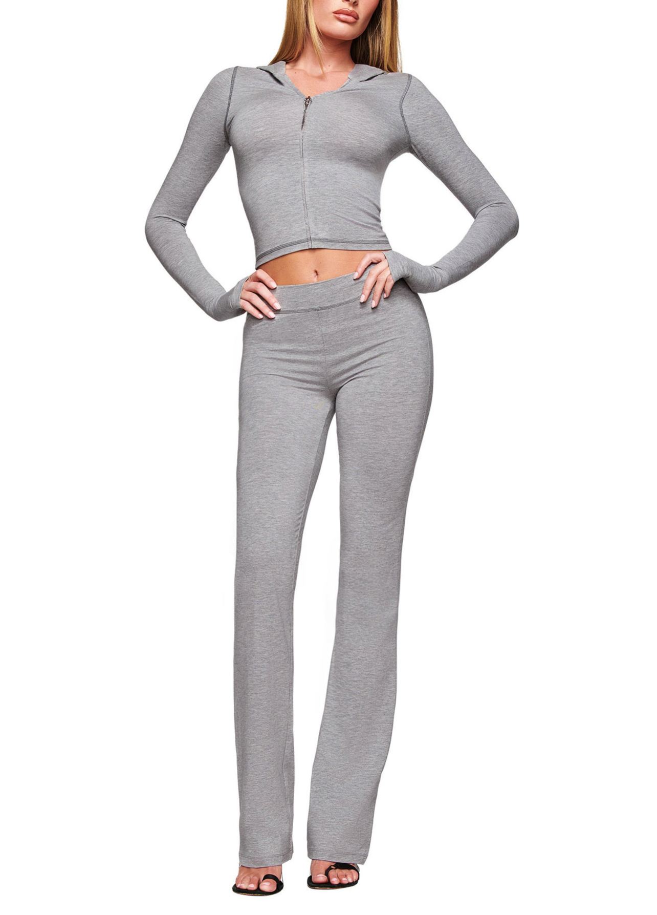 [Copy]Barbiecore Hot Pink Y2K Zip Up Tracksuit