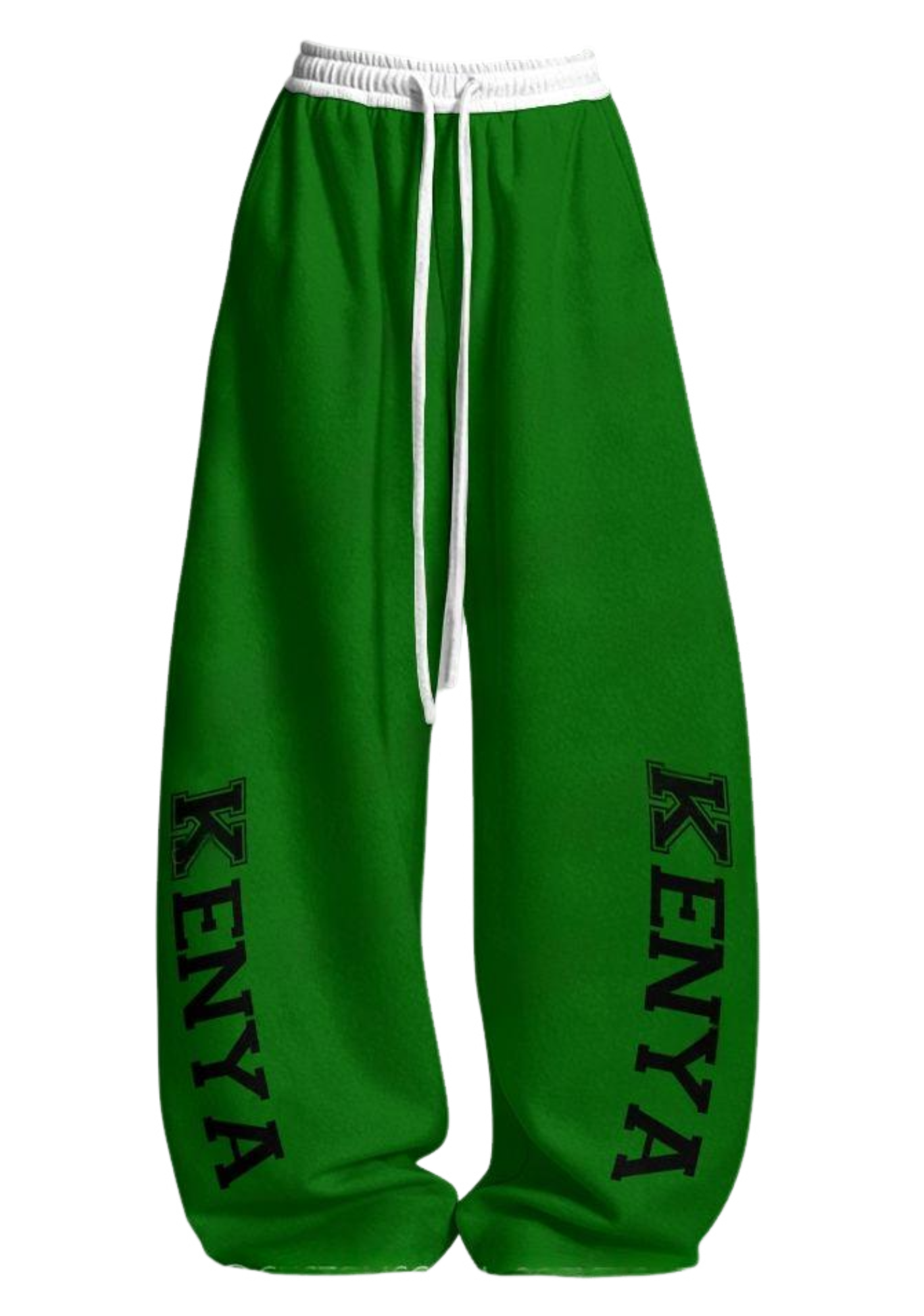 Kenya Nairobi Flag Tops & Elasticated Trousers Two-Piece Set