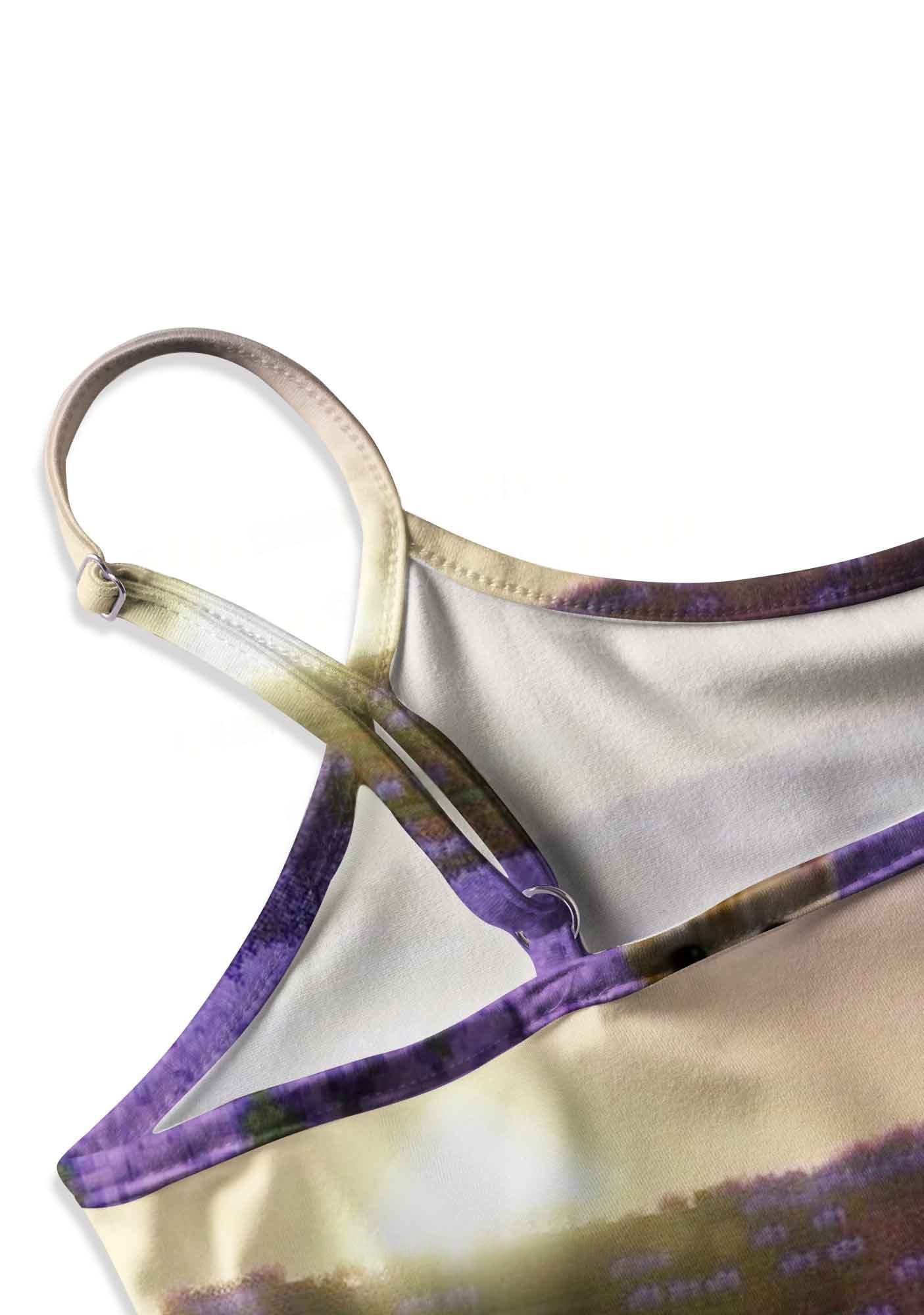 Retro Vampire Fangs Y2K Print Cami Crop Top