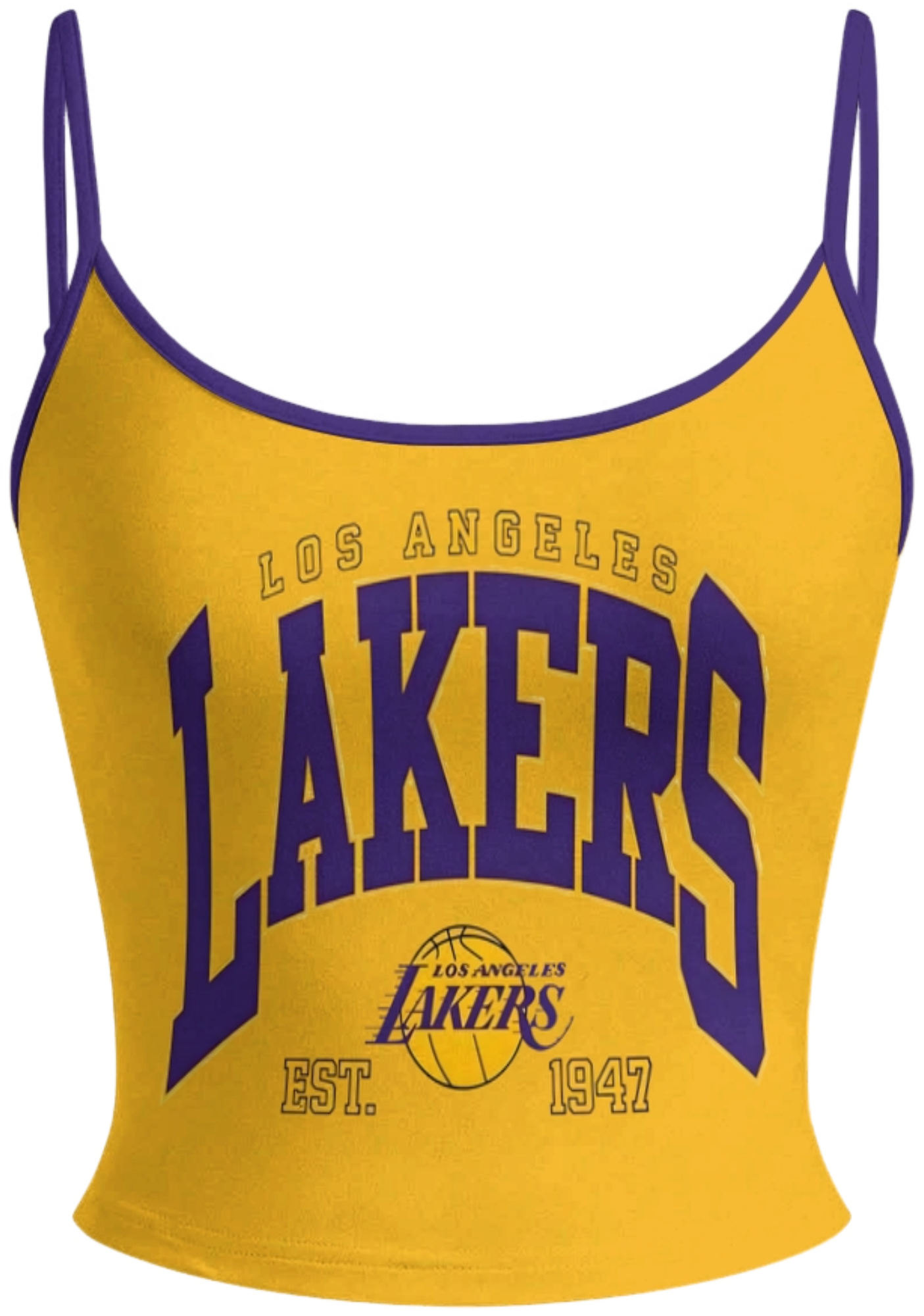 Los Angeles Lakers Tops & Elasticated Trousers Two-Piece Set