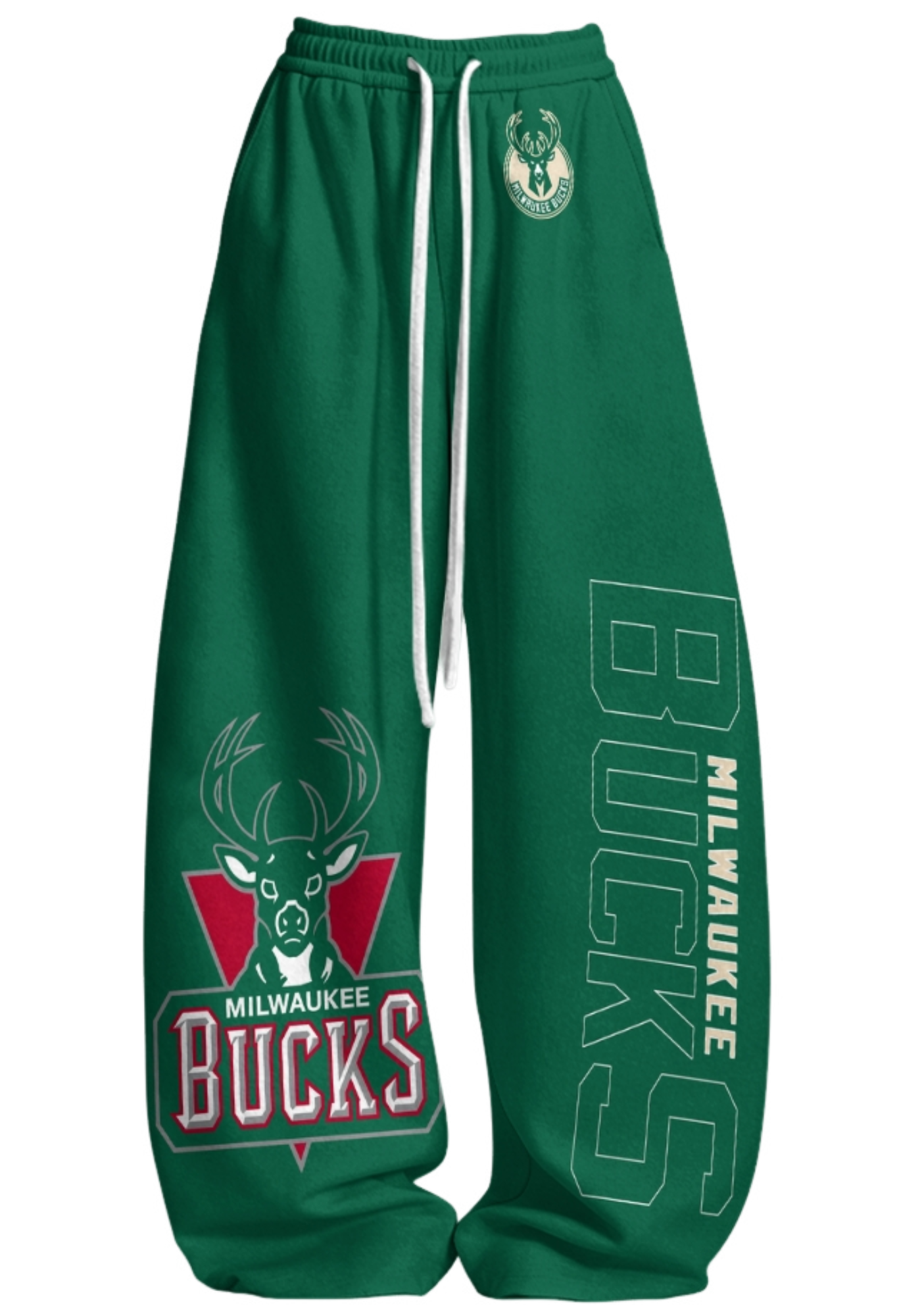 Milwaukee Bucks Tops & Elasticated Trousers Two-Piece Set