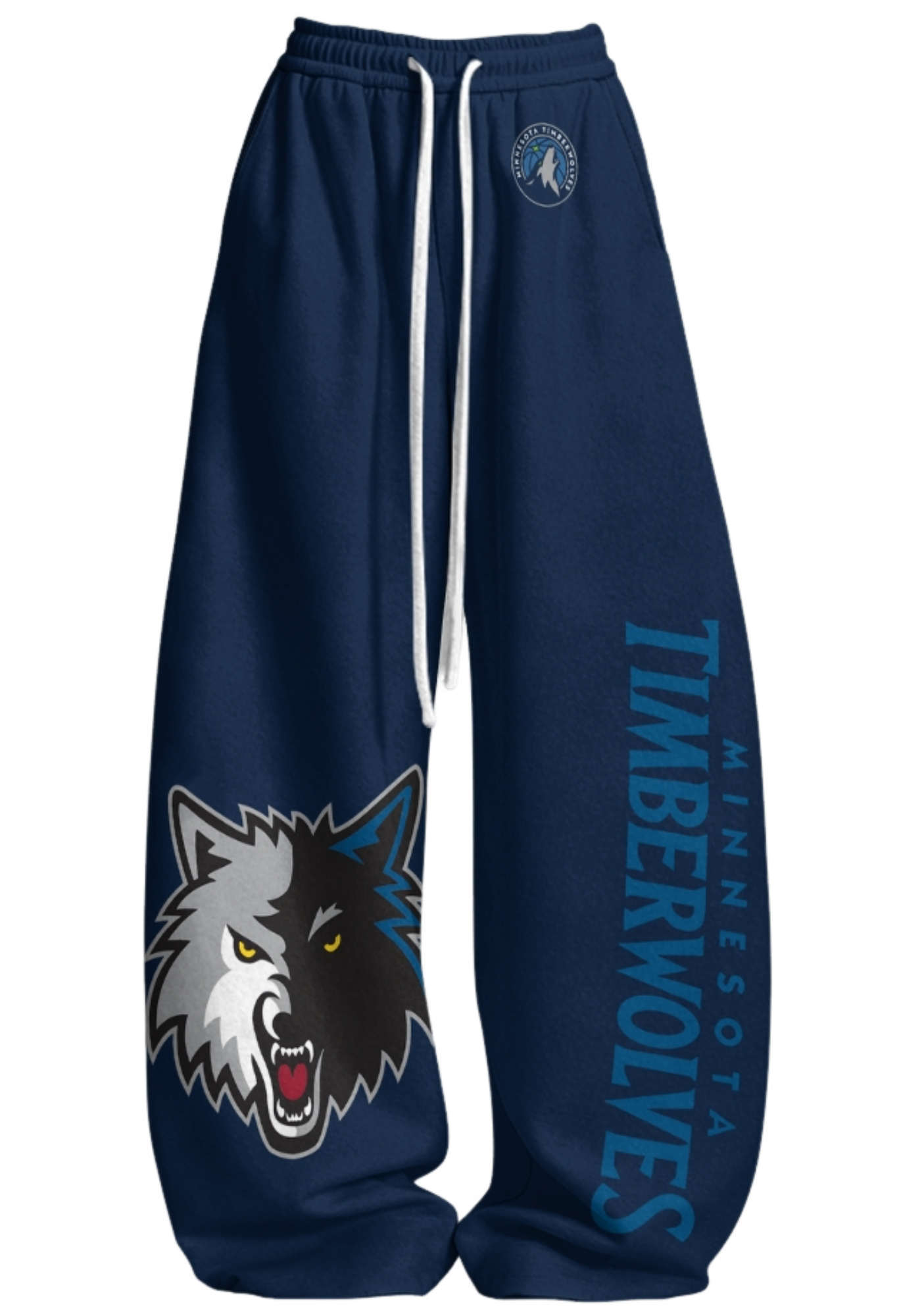 Minnesota Timberwolves Tops & Elasticated Trousers Two-Piece Set
