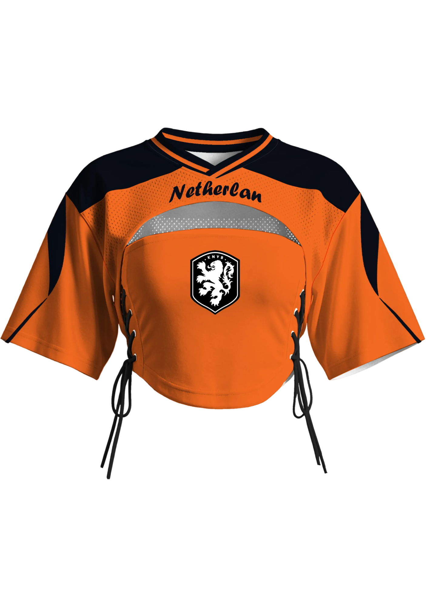 Cutout Crop Netherlands National Soccer Jersey