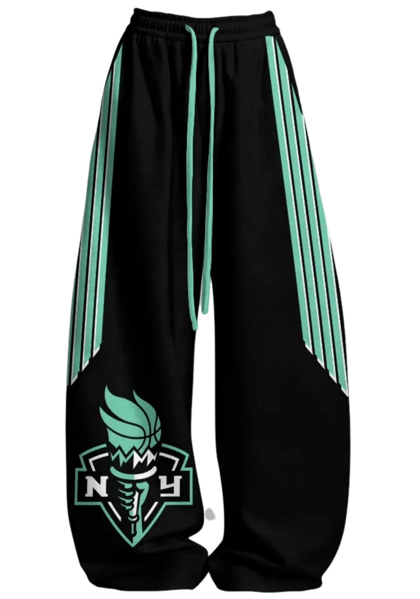 New York Liberty Tops & Elasticated Trousers Two-Piece Set