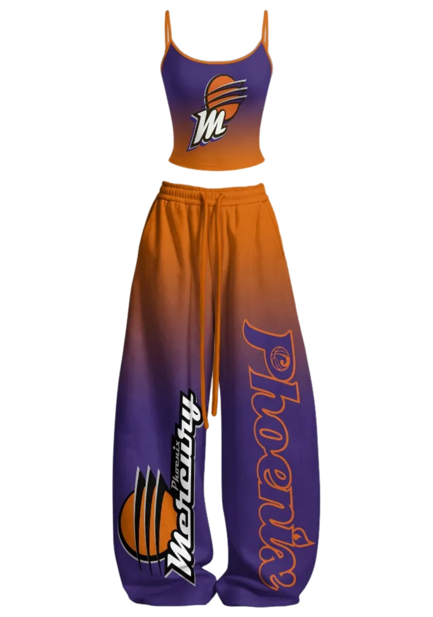 Phoenix Mercury Tops & Elasticated Trousers Two-Piece Set