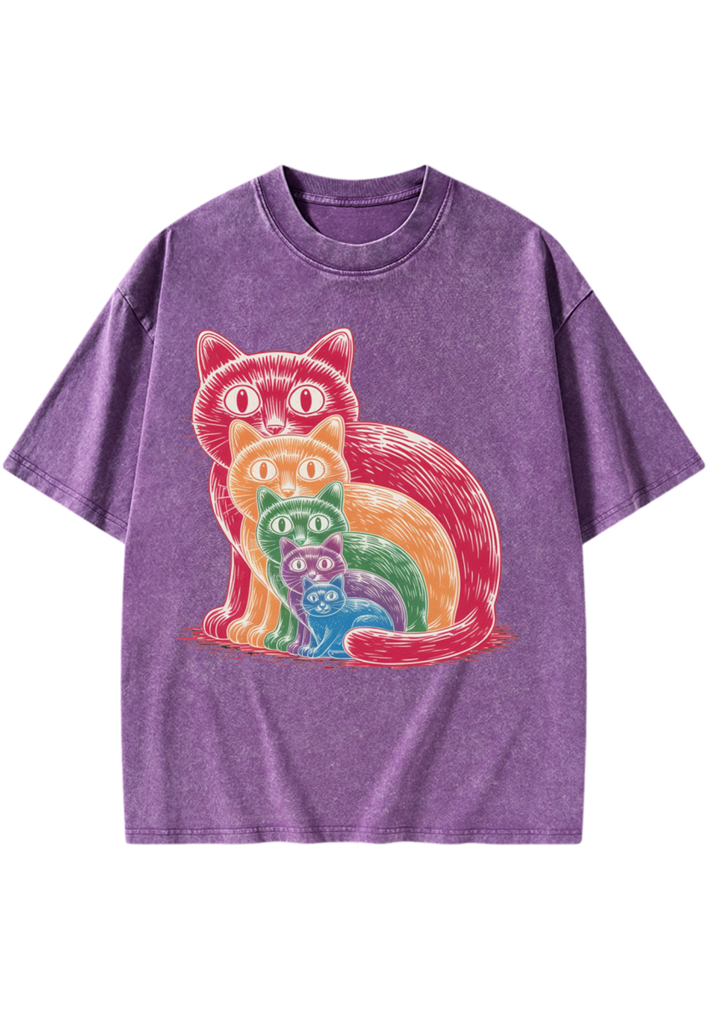 Pride Cat Washed T-Shirt