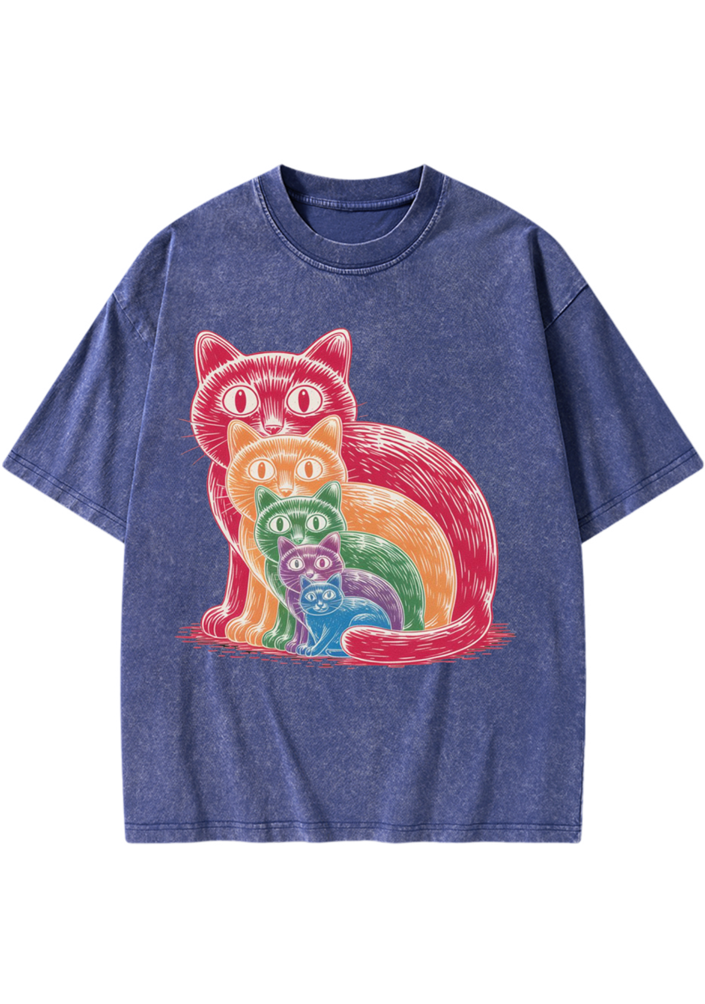 Pride Cat Washed T-Shirt