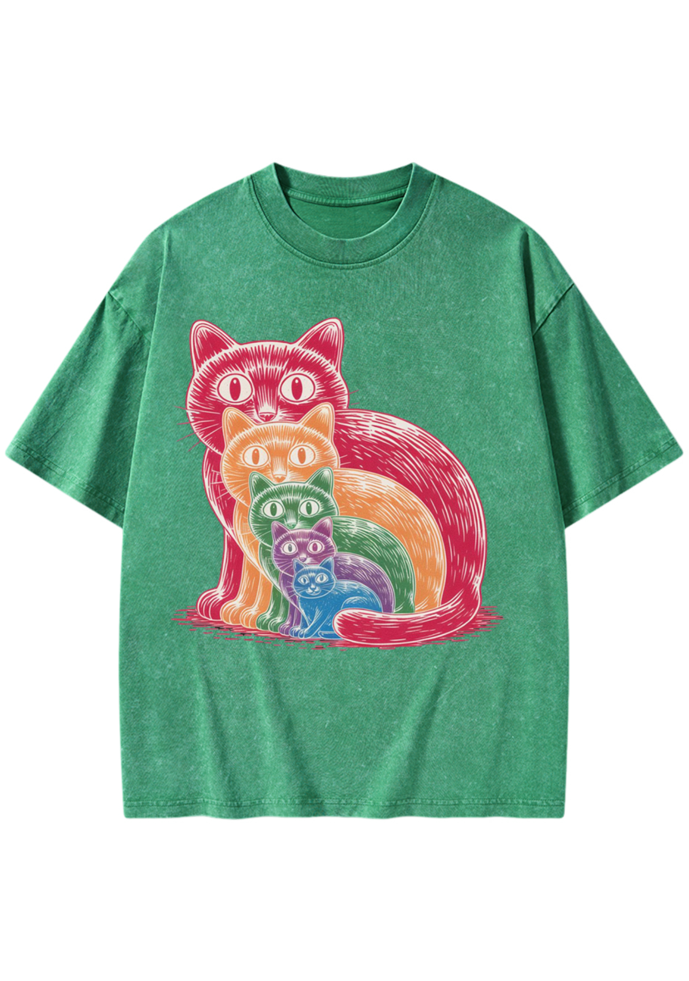 Pride Cat Washed T-Shirt