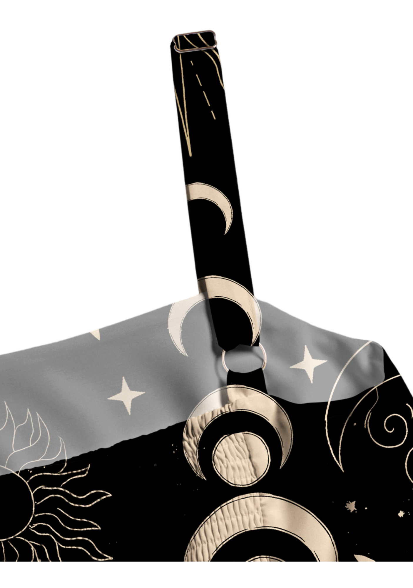 Lunar Eclipse Wide Straps Maxi Dress