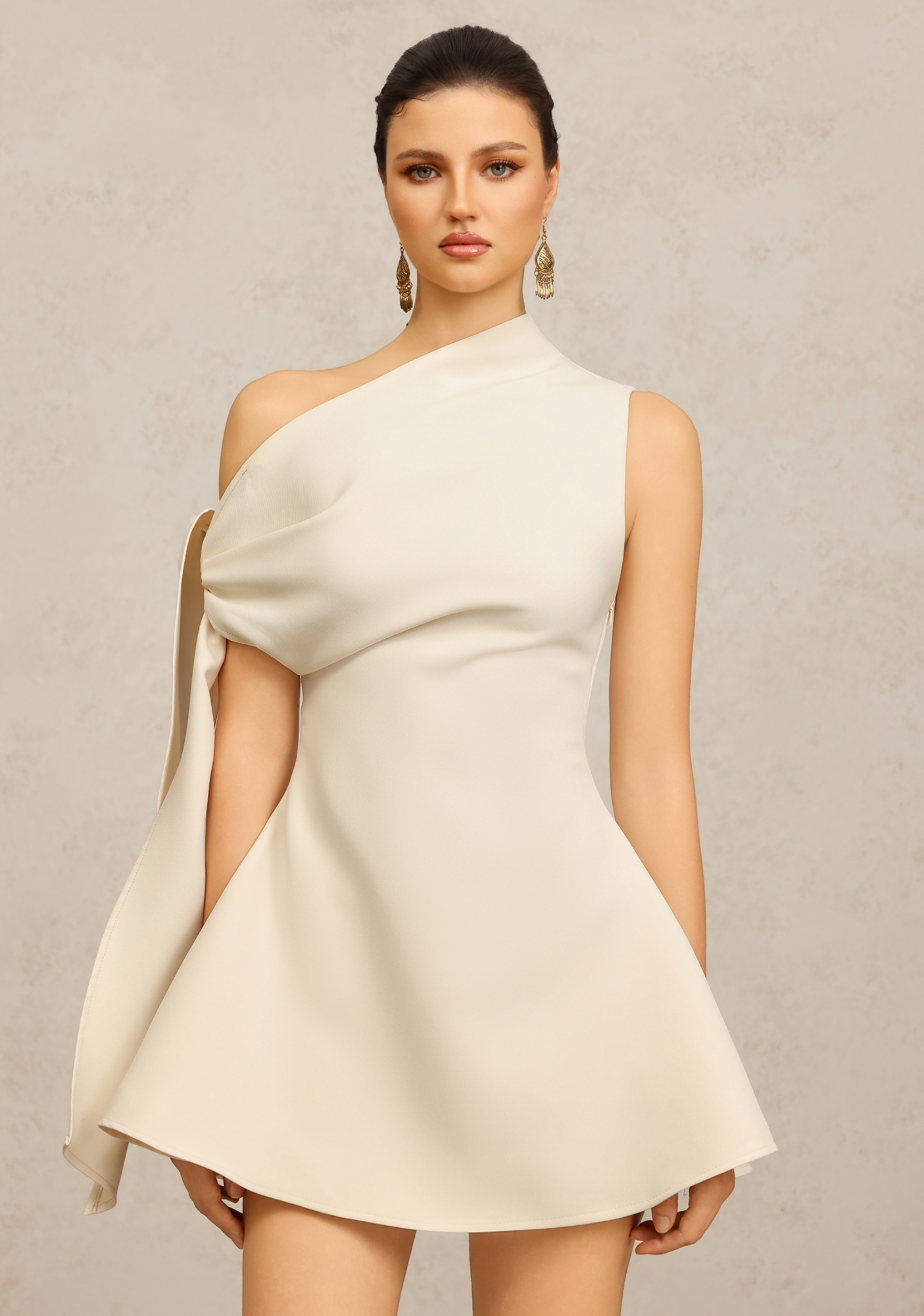 Retale One Shoulder Mini Dress
