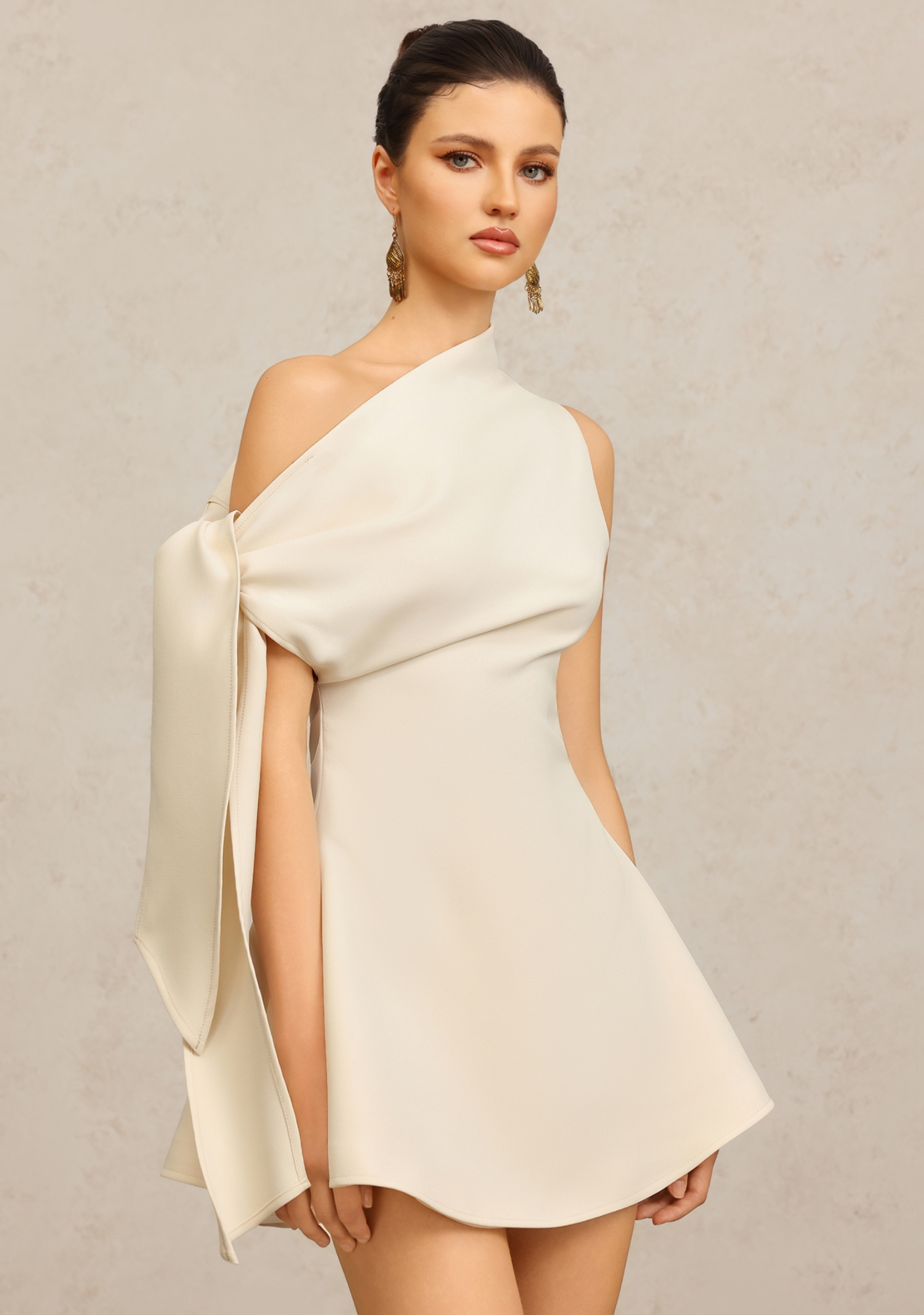 Retale One Shoulder Mini Dress