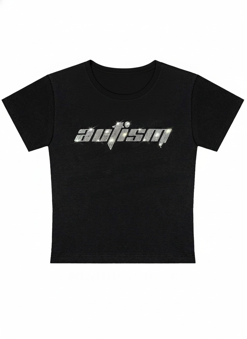 Autism Y2K Baby Tee