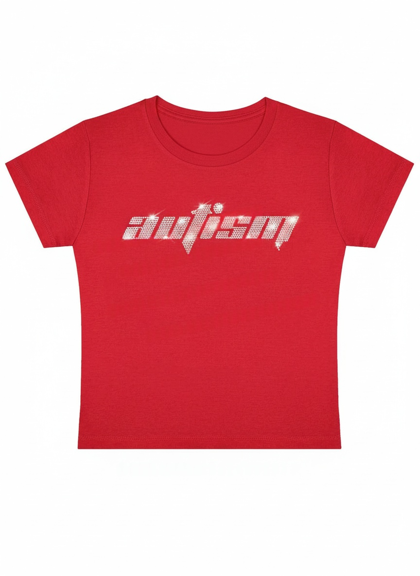 Autism Y2K Baby Tee