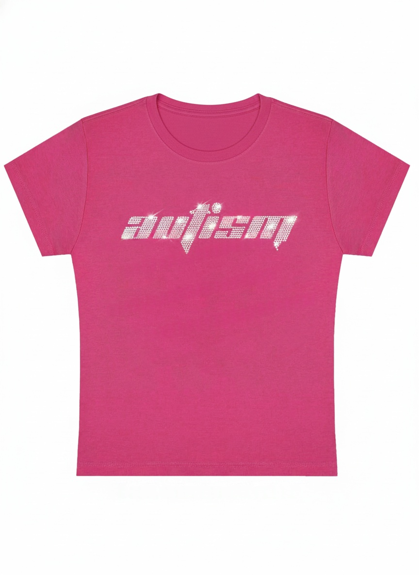Autism Y2K Baby Tee