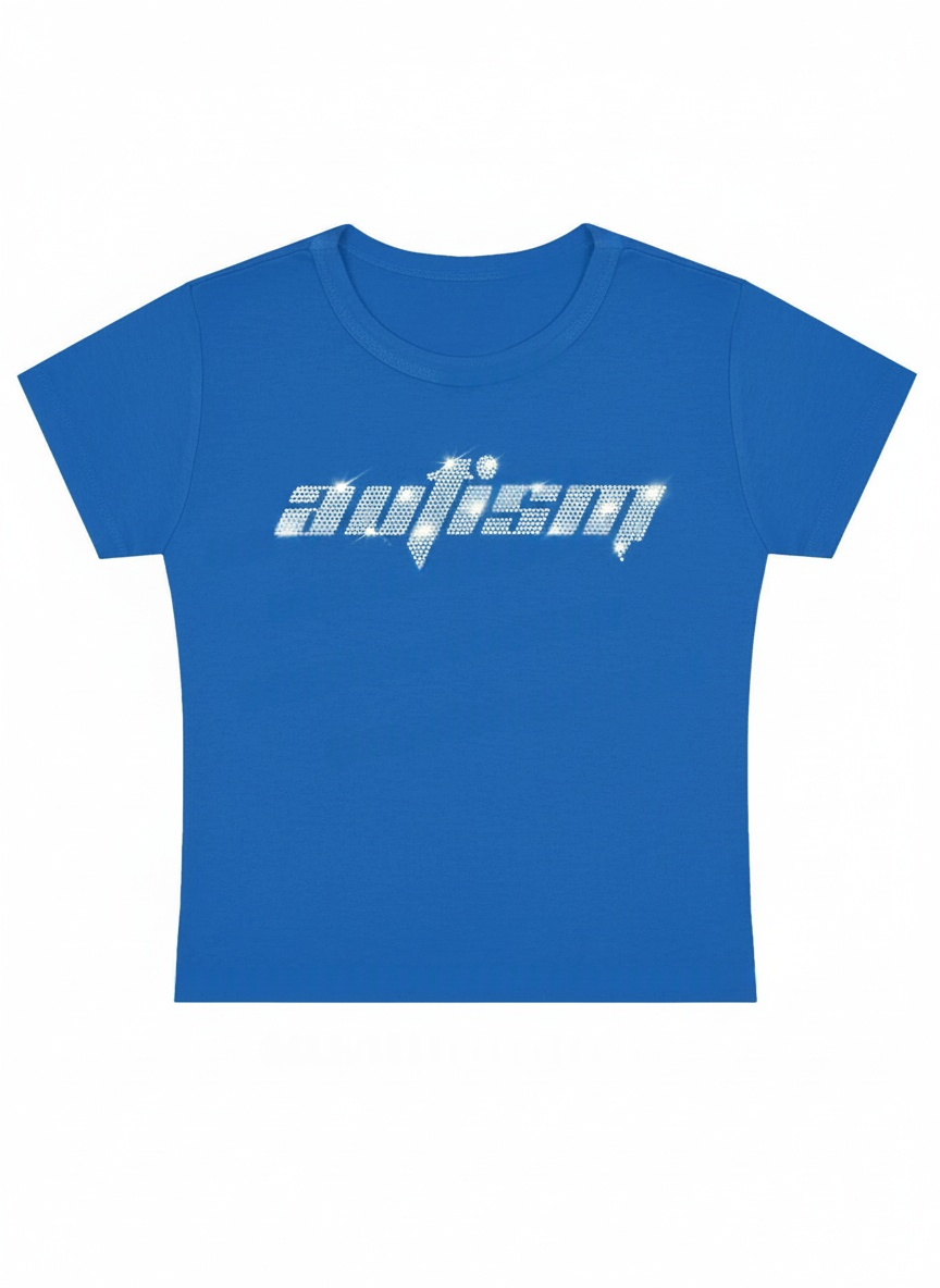 Autism Y2K Baby Tee
