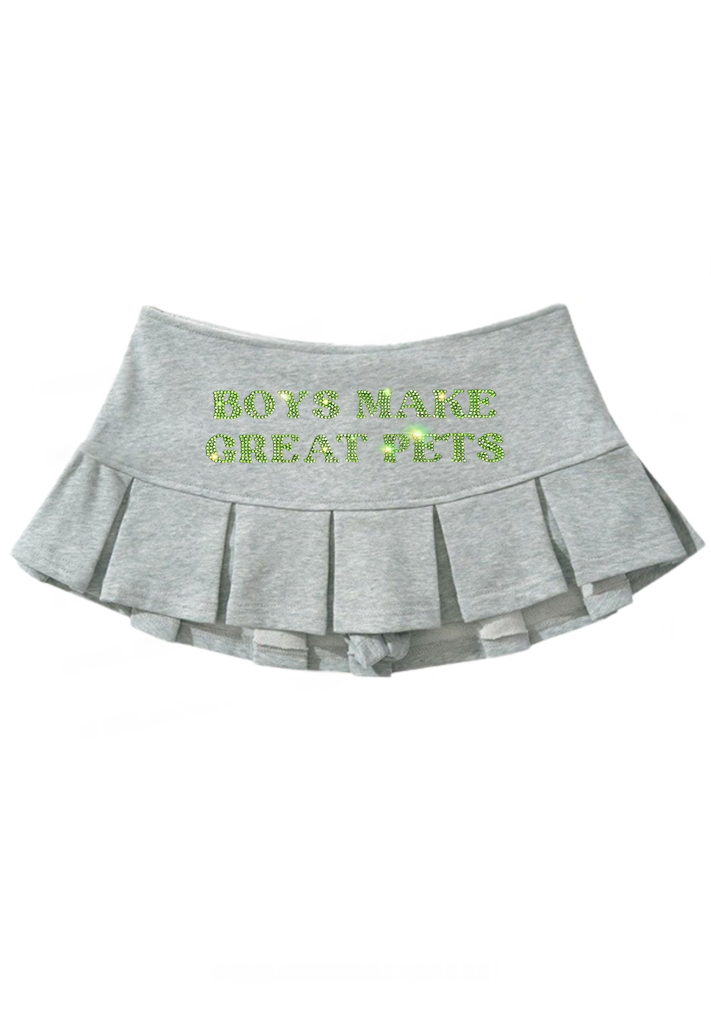 Boys Make Great Pets Y2K Mini Pleated Skirts