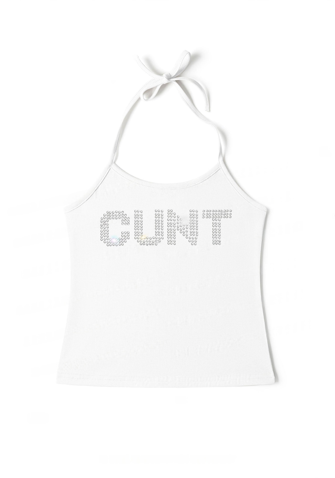 rhinestone-cunt-y2k-halter-neck-cami