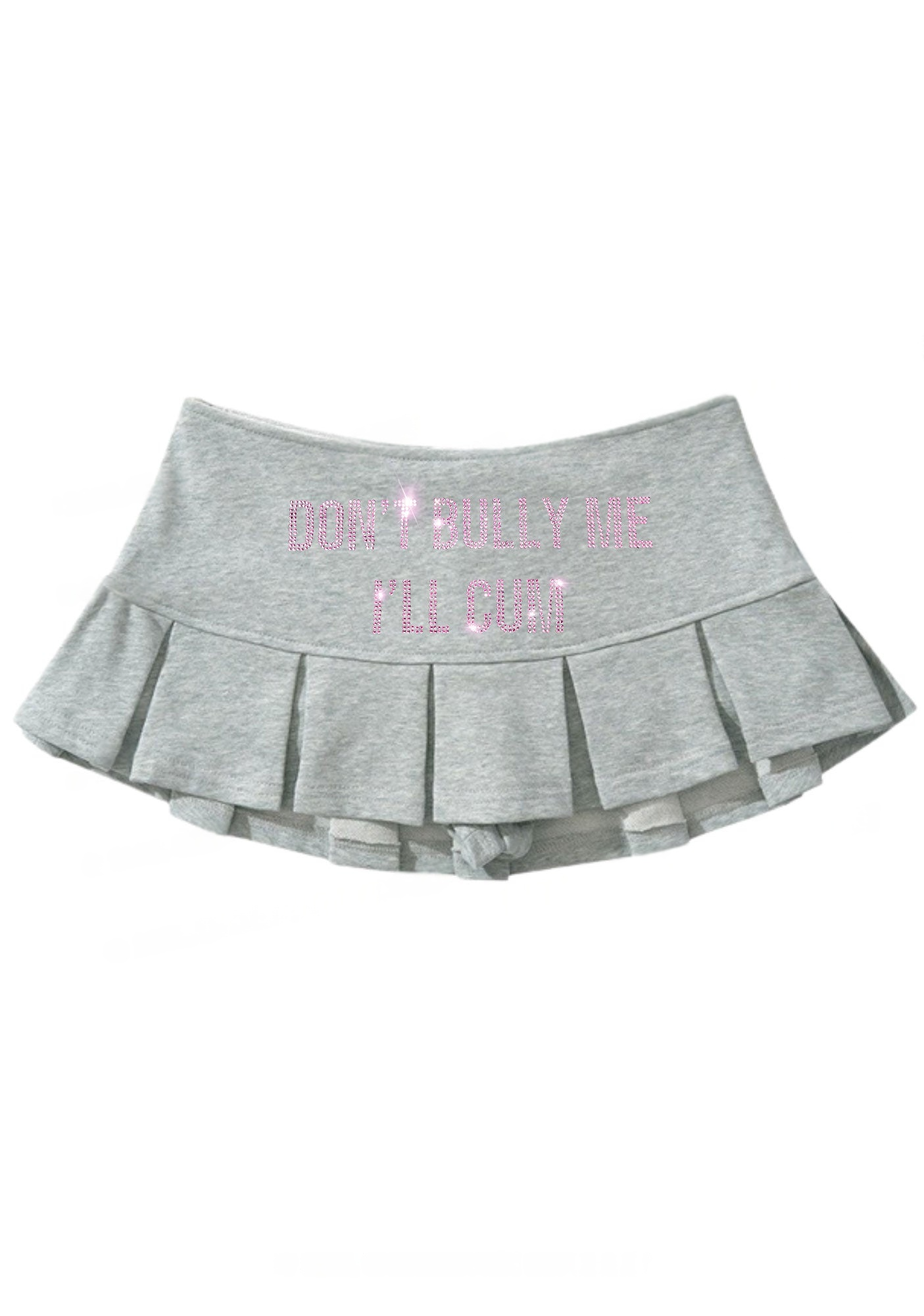 Don't Bully Me Y2K Mini Pleated Skirts