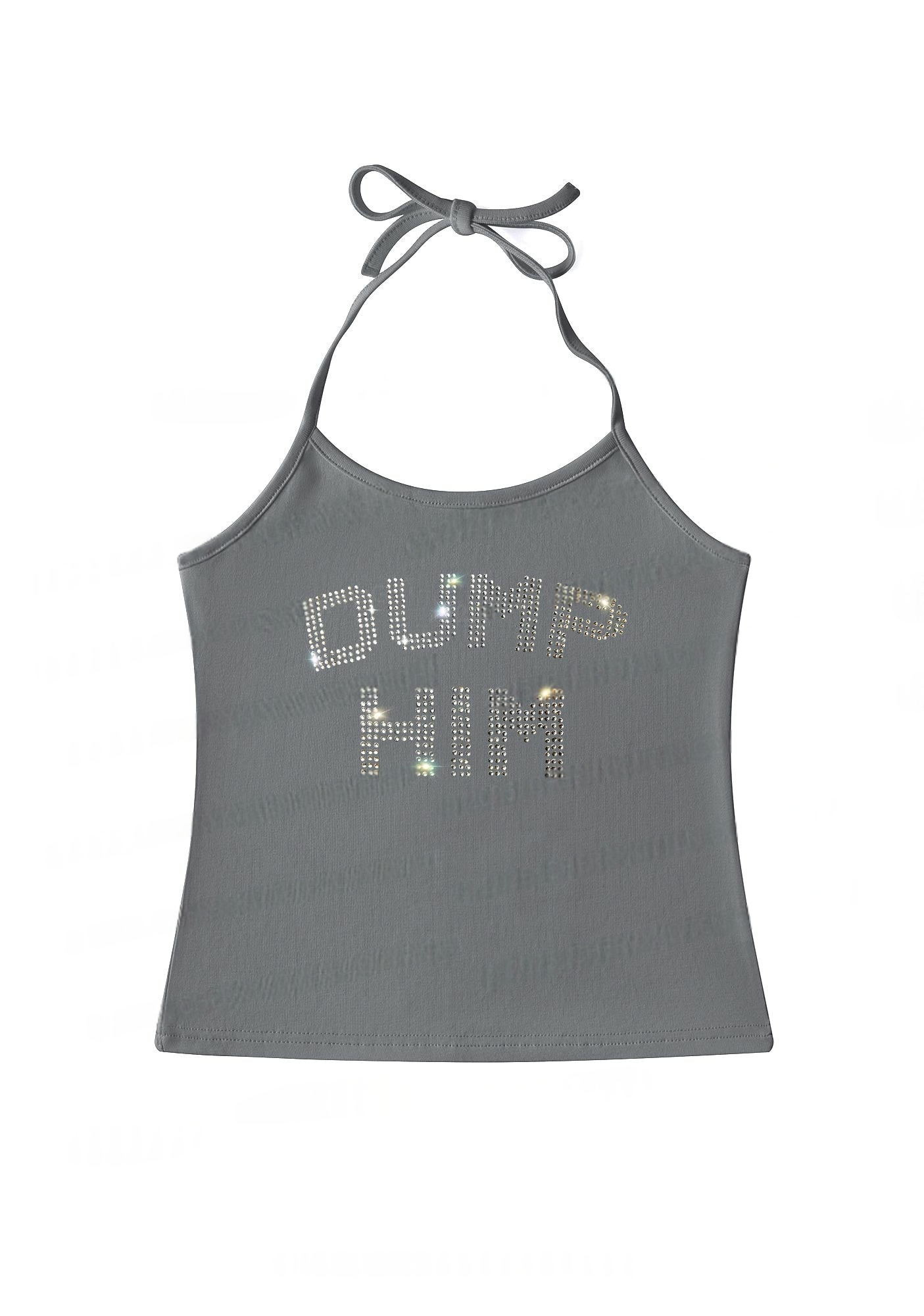 rhinestone-dump-him-y2k-halter-neck-cami