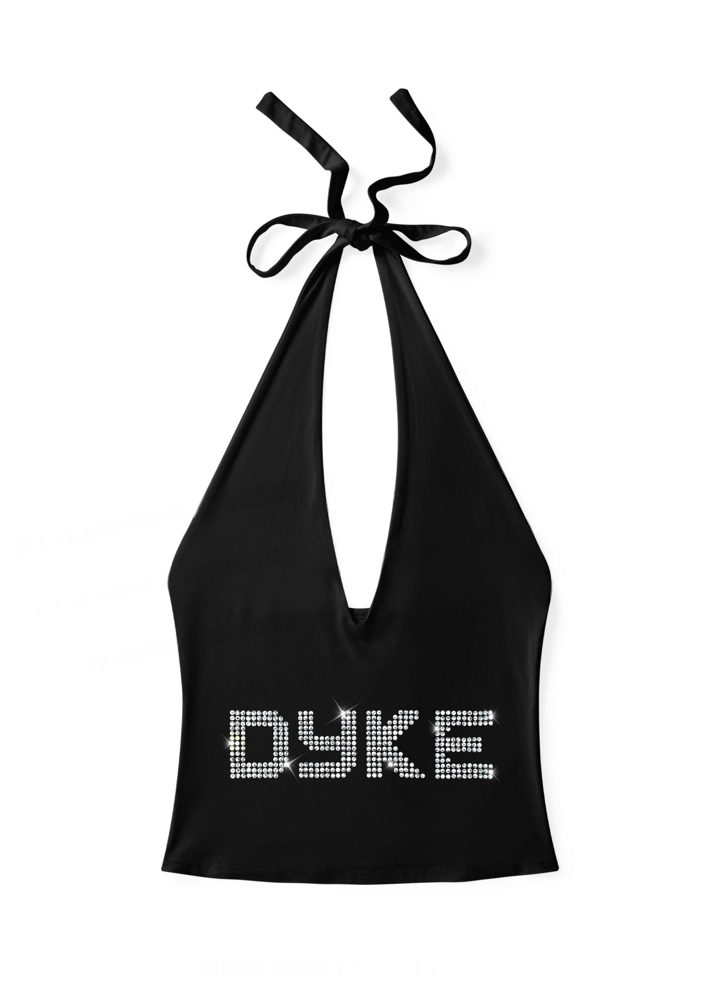 rhinestone-dyke-y2k-halter-deep-v-neck-cami