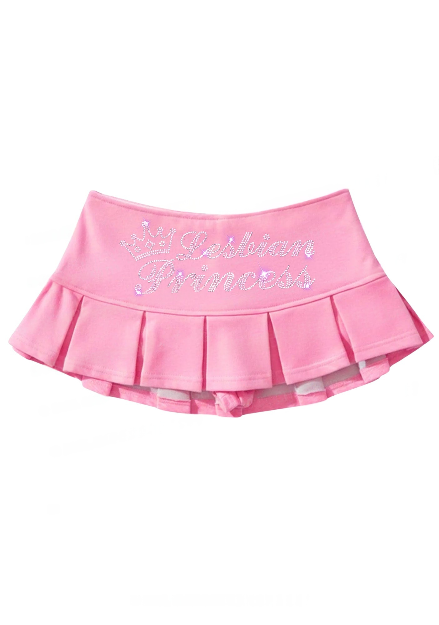 Lesbian Princess Y2K Mini Pleated Skirts