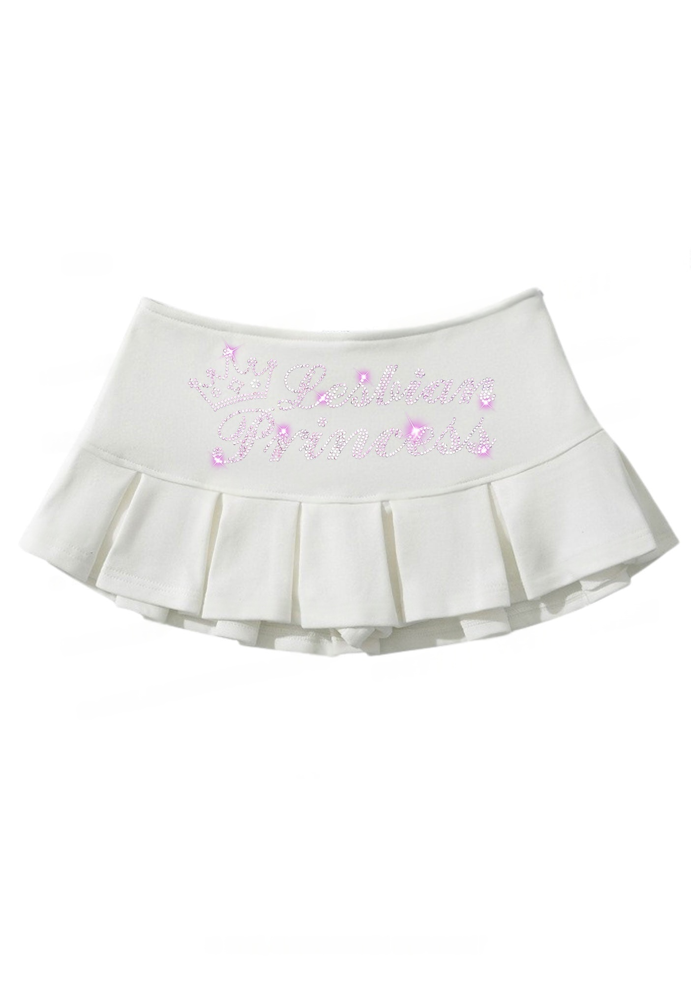 Lesbian Princess Y2K Mini Pleated Skirts