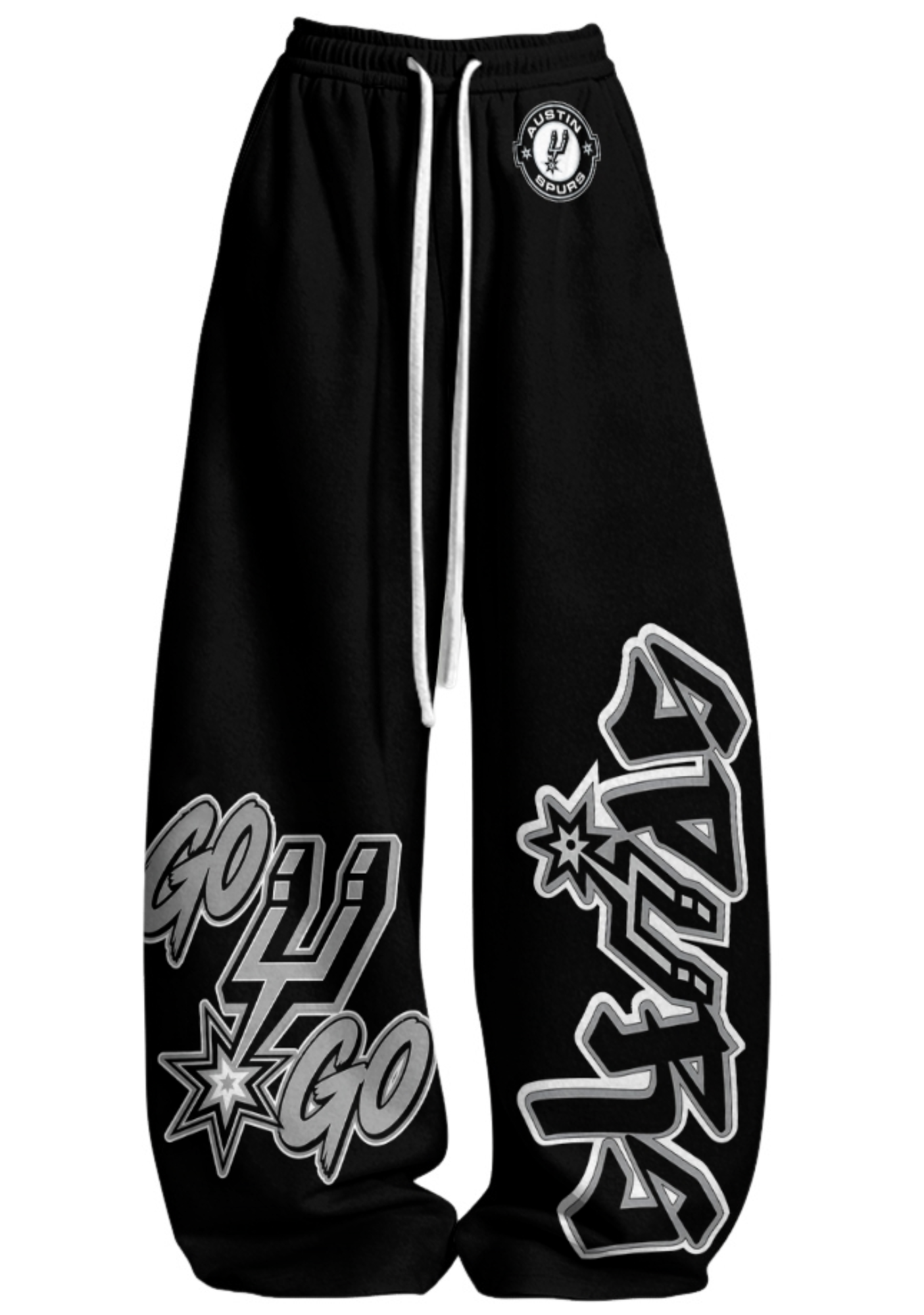 San Antonio Spurs Tops & Elasticated Trousers Two-Piece Set