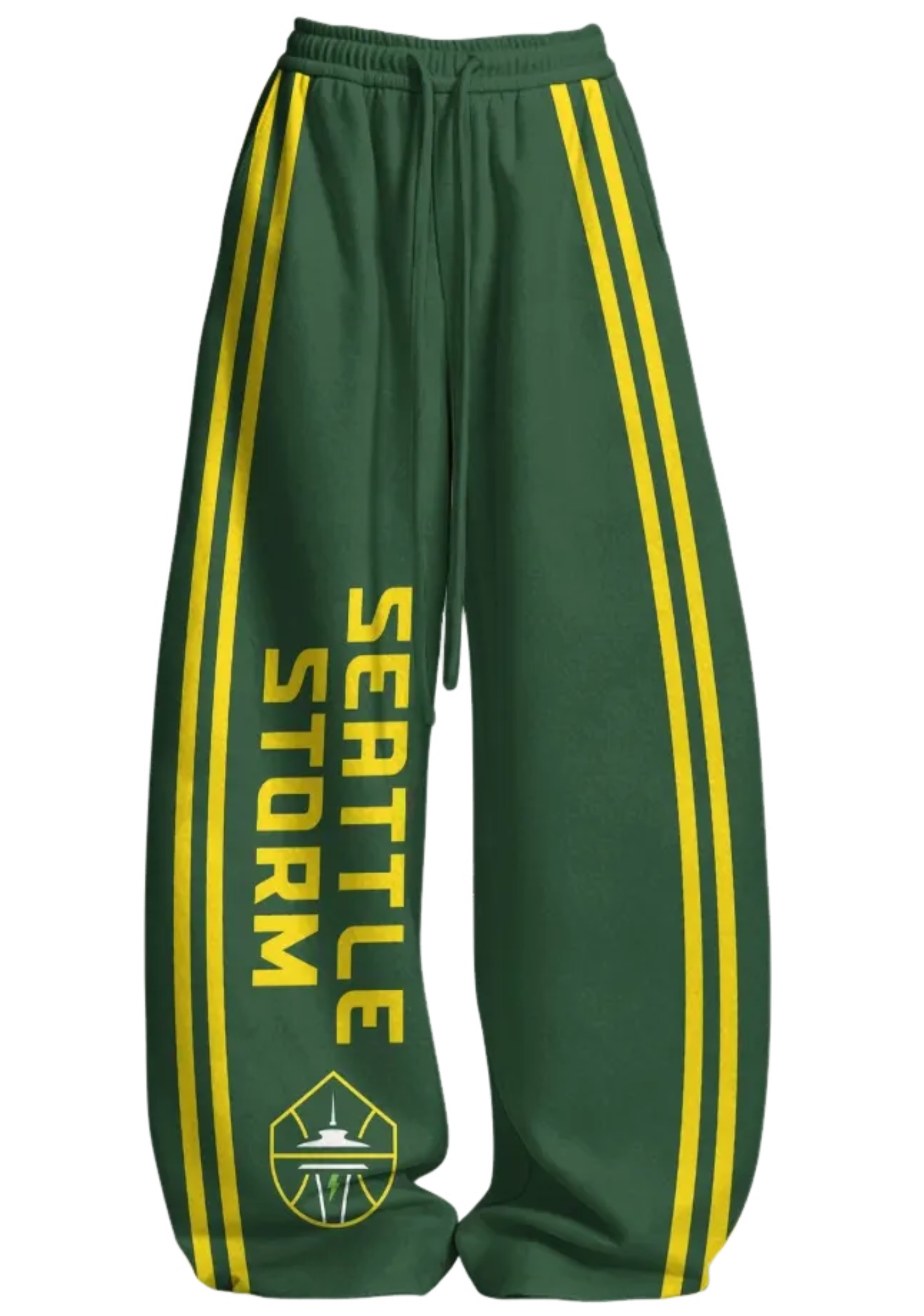 Seattle Storm WNBA Tops & Elasticated Trousers Two-Piece Set