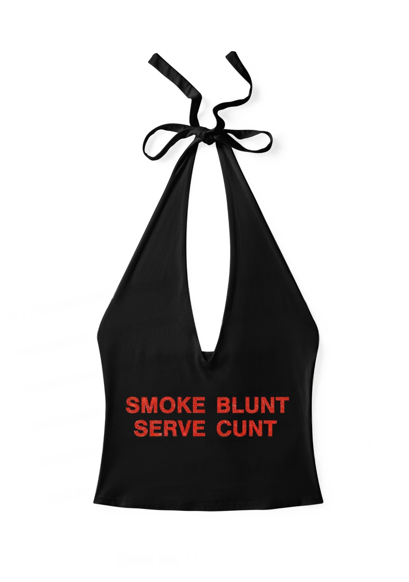 smoke-blunt-y2k-halter-deep-v-neck-cami