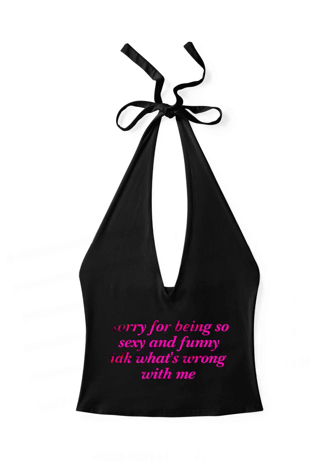 sorry-for-being-so-funny-y2k-halter-deep-v-neck-cami