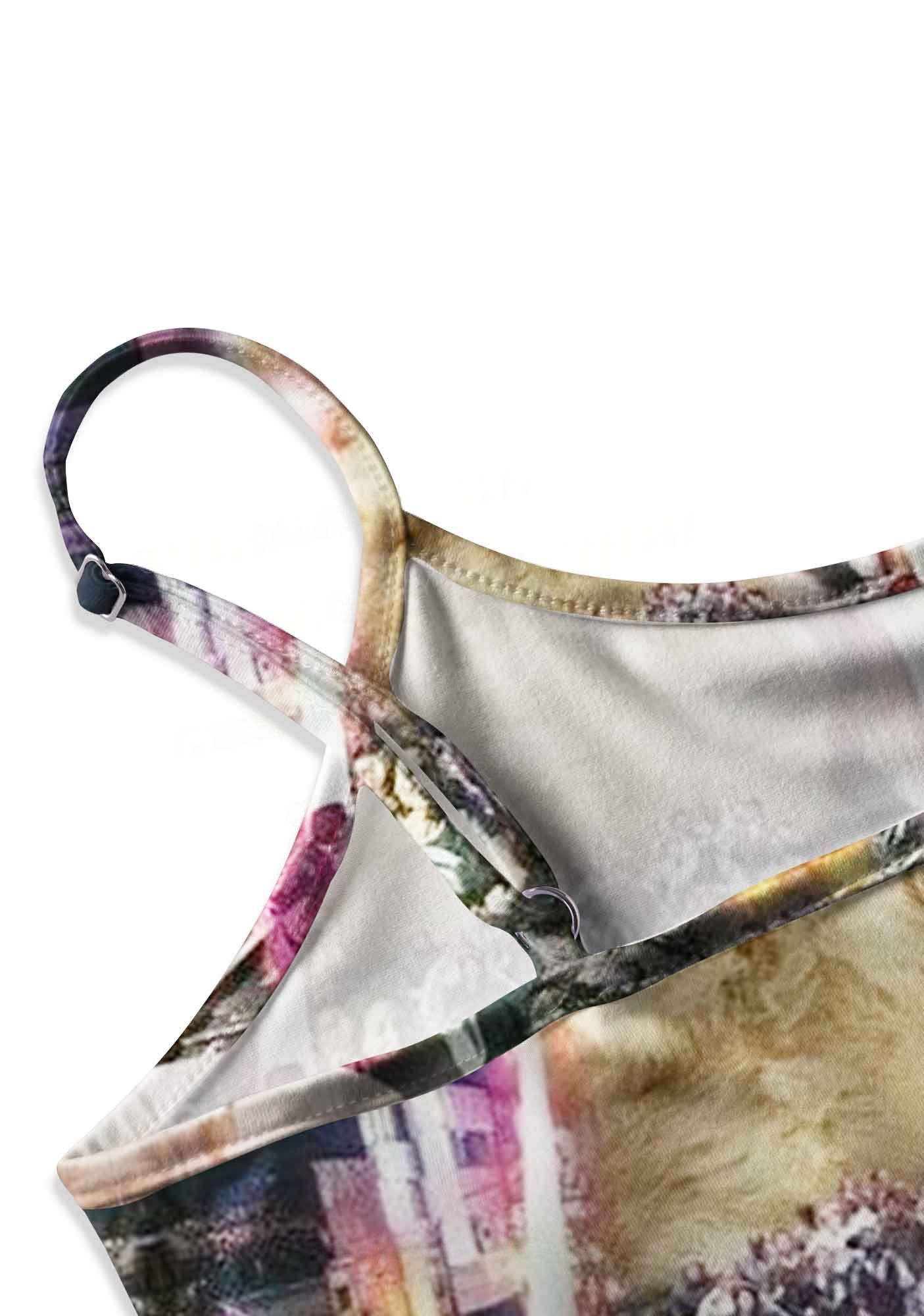 Giant Laser Cat Attack Y2K Print Cami Crop Top