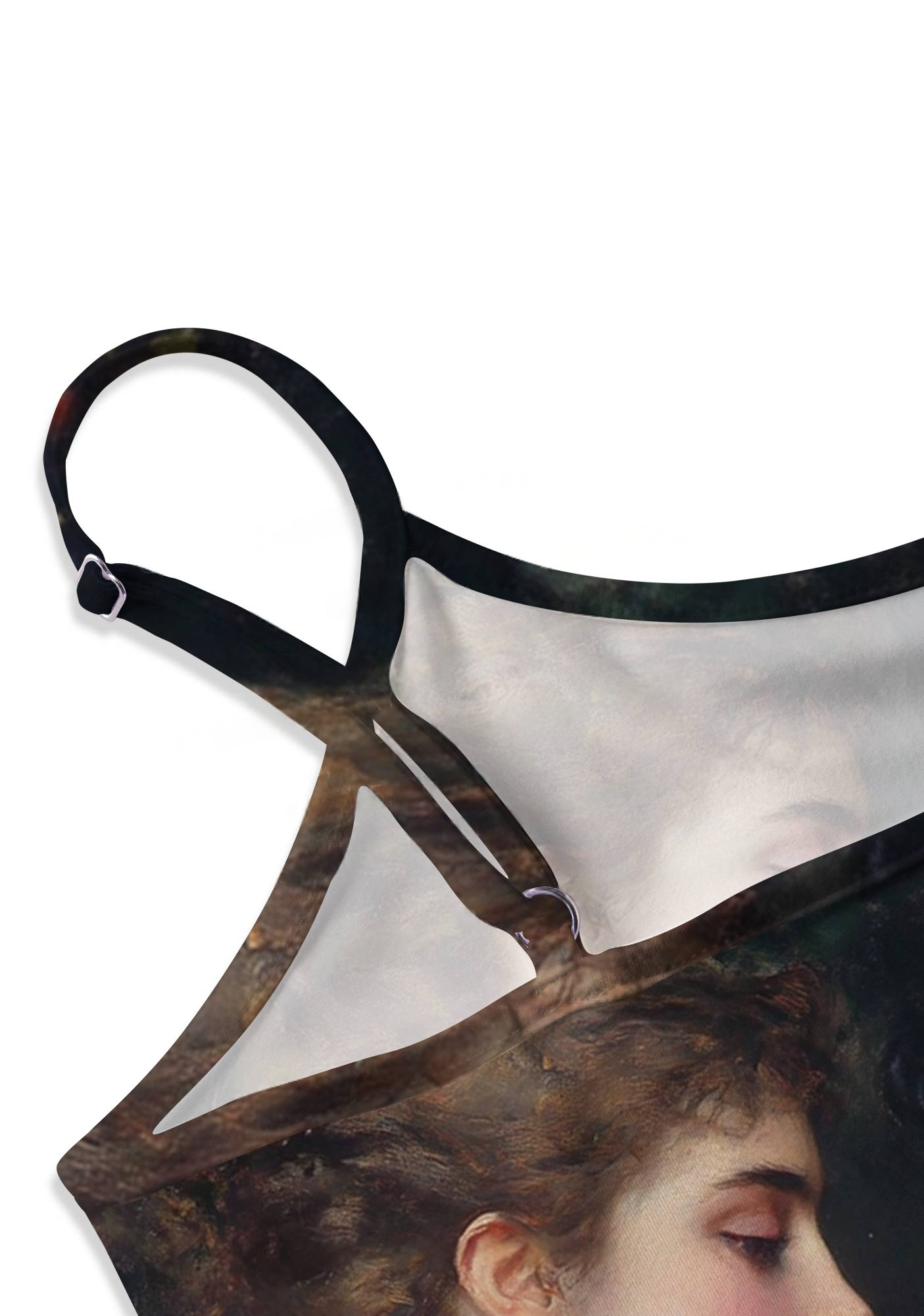 Vintage Sapphic Love Y2K Print Cami Crop Top