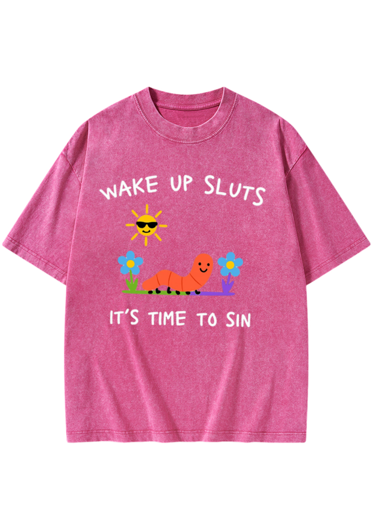 Wake Up Sluts Washed T-Shirt